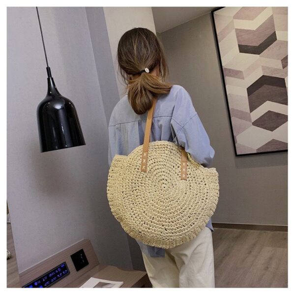 Straw beach bag - Image 3