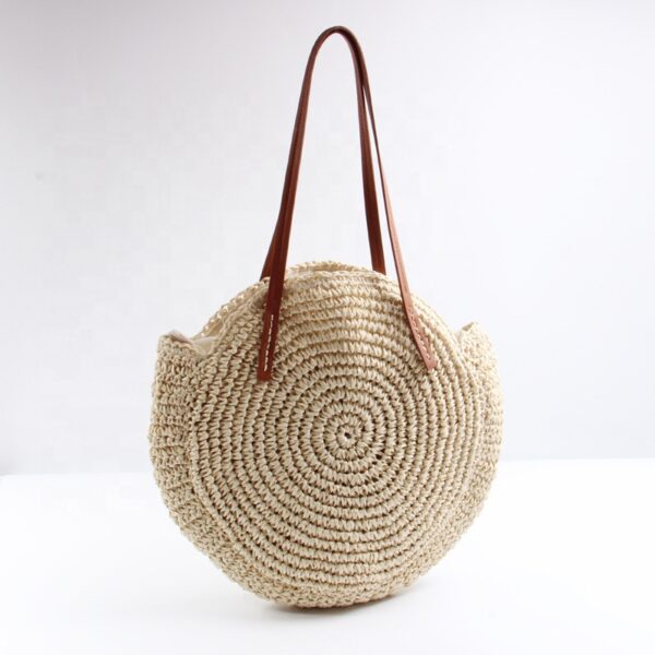 Straw beach bag
