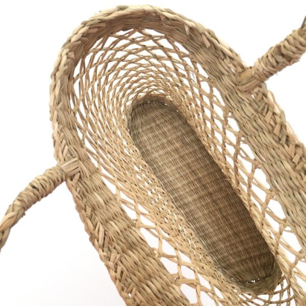 Elegant handmade straw bag - Image 4