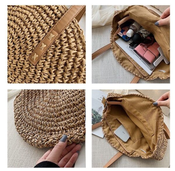 Straw beach bag - Image 4