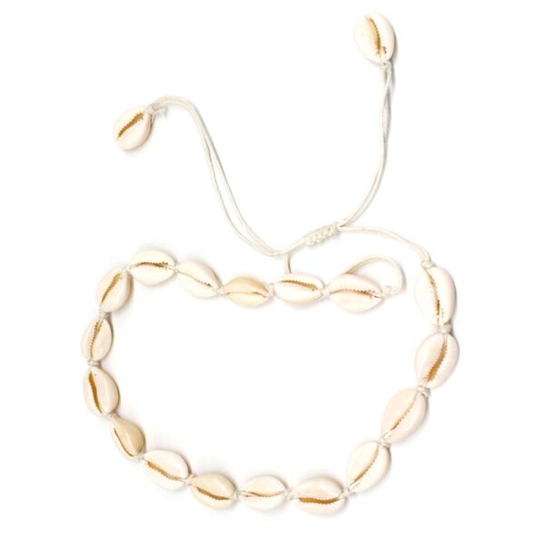 coffee bean seashell rounded necklace - Image 2