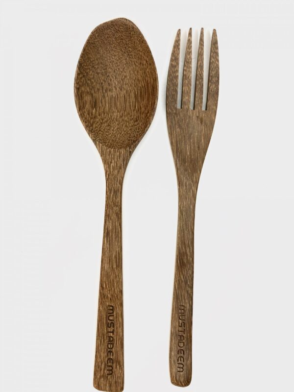 Wooden Spoon and Fork – Large Size
