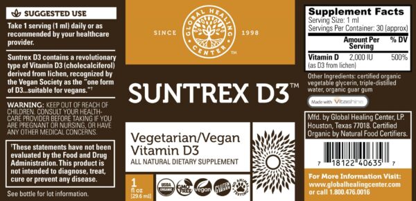Vitamin D3- Organic,Vegan - Image 3