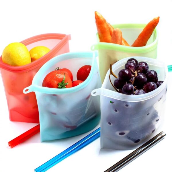 Storing and Freezing Silicon Bags – Set of 3 Pieces