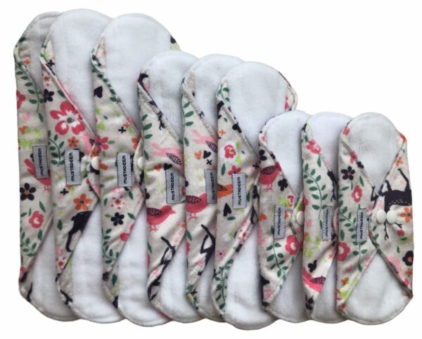 Menstrual Reusable Cloth Sanitary Pad – Wool-fiber with Velvet Back (Easy Wash) - Image 3