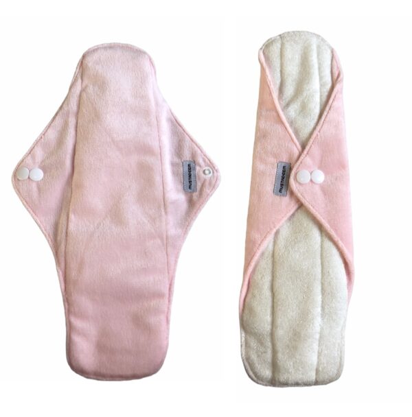 Large Night-sized Reusable Sanitary Pad with Velvet Back – One Piece - Image 2