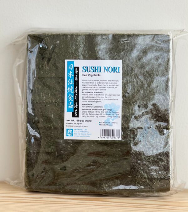 Nori sushi sheets -Organic seaweed-large size- macrobiotic kitchen