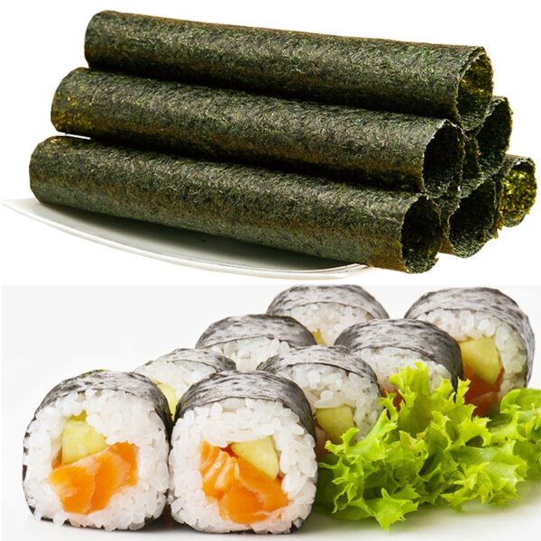 Nori sushi sheets -Organic seaweed-large size- macrobiotic kitchen - Image 3