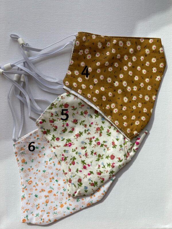 Light-colored, Thin Cotton Masks with Two Layers - Image 2
