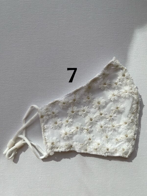 Light-colored, Thin Cotton Masks with Two Layers - Image 3