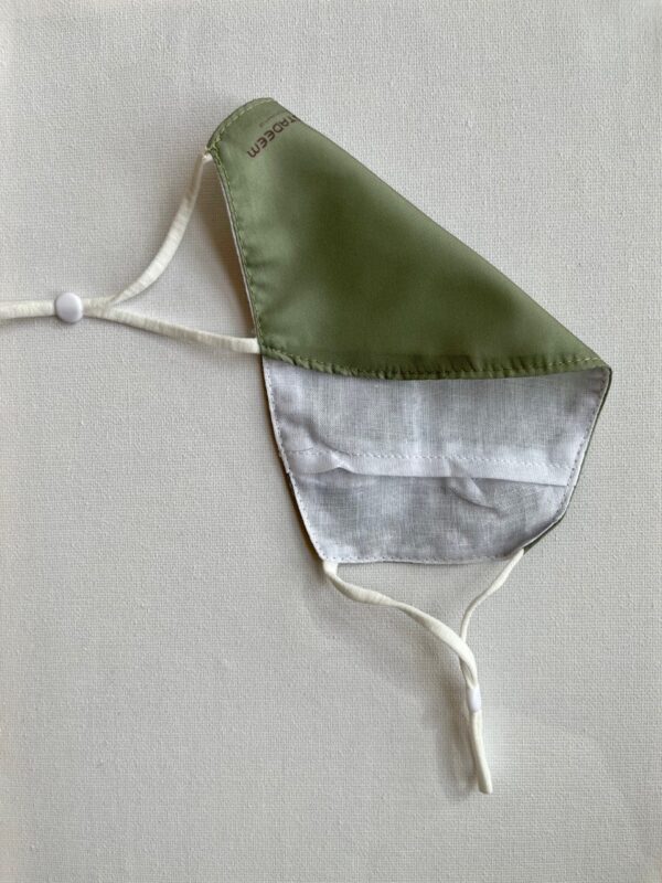 Plain Masks with Two Layers – Polyester Outside and Cotton Inside - Image 2