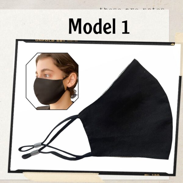 Black and White Cotton Masks Collection - Image 2
