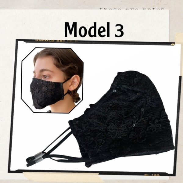 Black and White Cotton Masks Collection - Image 4