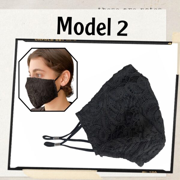 Black and White Cotton Masks Collection - Image 3