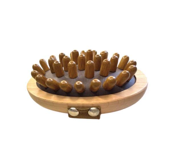 Natural Wooden Massage Body Brush for Cellulite Reduction - Image 3