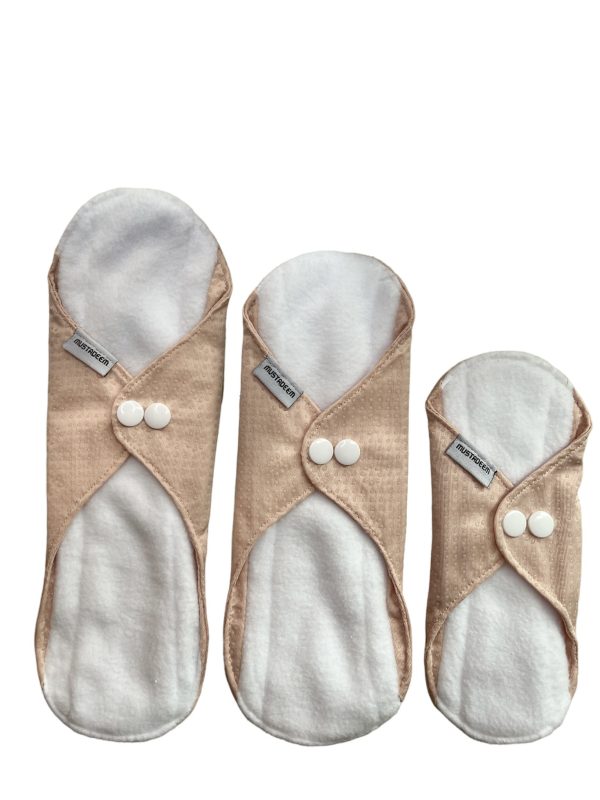 Menstrual Reusable Cloth Sanitary Pad – Wool-fiber with Anti-slip Polyester Back (Easy Wash)