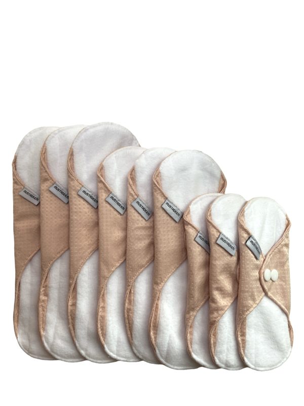 Menstrual Reusable Cloth Sanitary Pad – Wool-fiber with Anti-slip Polyester Back (Easy Wash) - Image 3