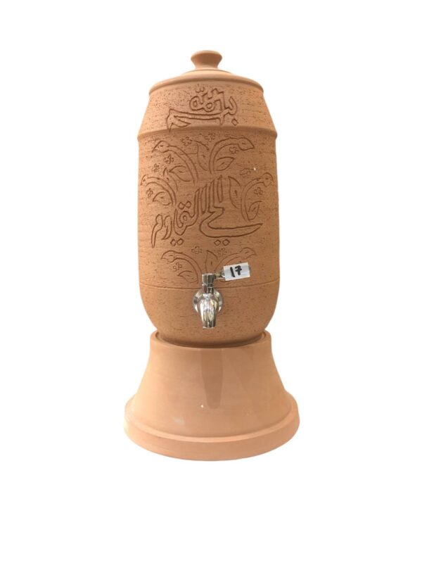 Classic pottery clay water pot dispenser - 6 liter