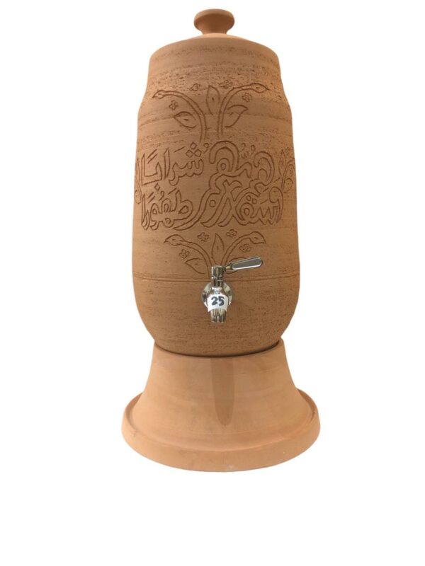Classic pottery clay water pot dispenser - 8 liter